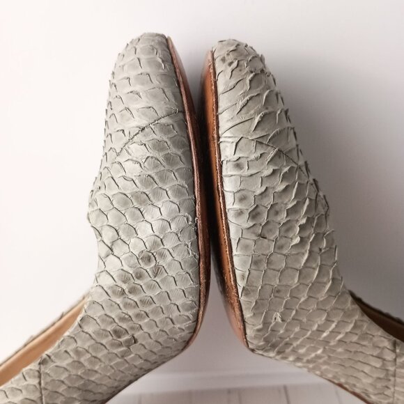 Pour La Victoire Snake Skin Platform Heels Size 9 Pump High Heel Shoes - Picture 8 of 16